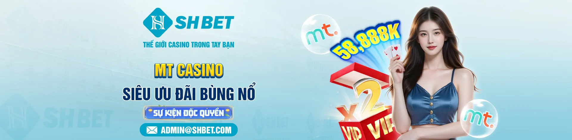 Banner khuyến mãi SHBET